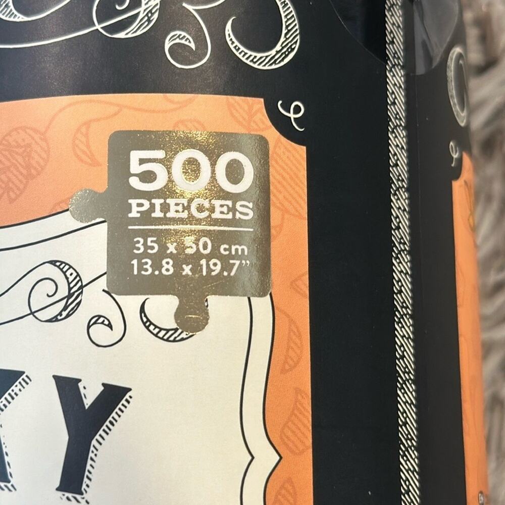 Whisky Lovers 500 Piece Jigsaw Puzzle Orange Tube Gift Bar Decor New - Picture 2 of 3
